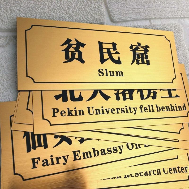 汤臣一品寝室门牌贴纸公主请开沙雕恶寝室宿舍搞笑门贴不醒人室