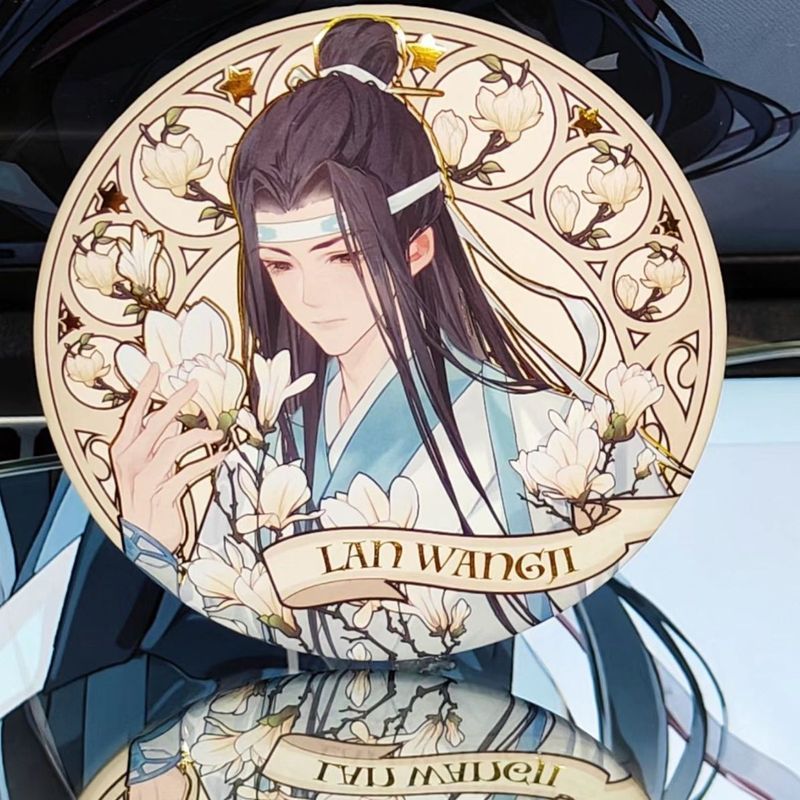 魔道祖师动画繁花时序系列徽章魏无羡蓝忘机吧唧58mm徽章