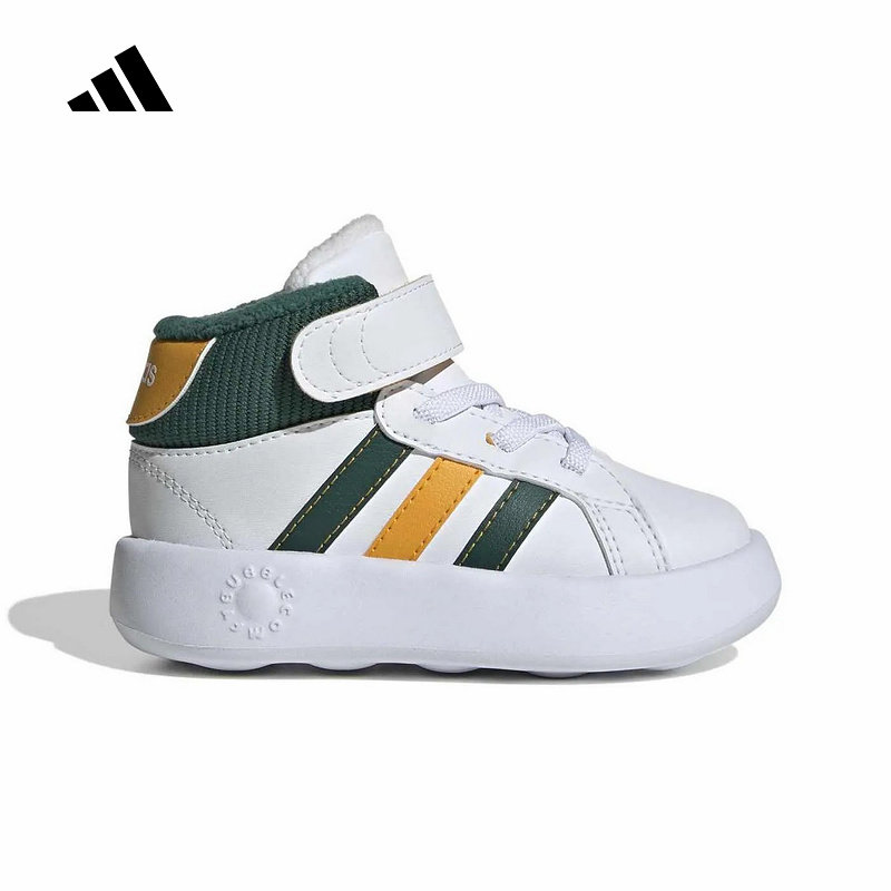 阿迪达斯宝宝高帮板鞋25冬季新款男女婴童魔术贴轻便运动鞋JP8886,运动鞋new,童鞋/青少年鞋,淘宝优惠券,粉丝福利购,淘宝优惠卷