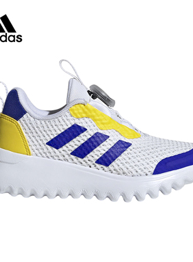 阿迪达斯童鞋夏季新款男女小大童BOA旋钮网面跑步运动鞋 ID3376