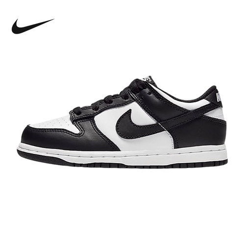 Nike耐克男女童新款休闲DUNK运动鞋低帮板鞋熊猫配色CW1588-100