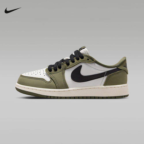 Nike耐克男女鞋2026新款大童运动鞋复刻AJ1板鞋休闲鞋HQ6999-200