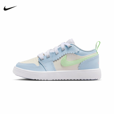 NIKE耐克小童鞋AIR JORDAN 1 AJ1运动鞋低帮板鞋篮球鞋IB7117-403