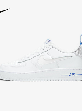 Nike耐克童鞋低帮新款休闲合成革防滑耐磨轻便运动鞋DD3227-100