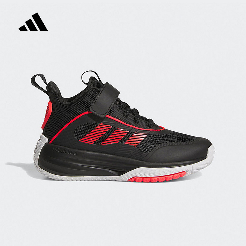 adidas阿迪达斯秋季新款男小童中高帮团队款实战运动篮球鞋JQ7939