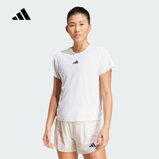 JH1469 adidas阿迪达斯速干健身修身 半袖 2025夏女清风面料短袖 T恤