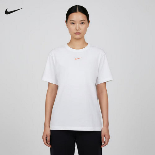 NIKE耐克26夏季女子印花短袖T恤棉质亲肤柔软宽松短袖IR7561-100