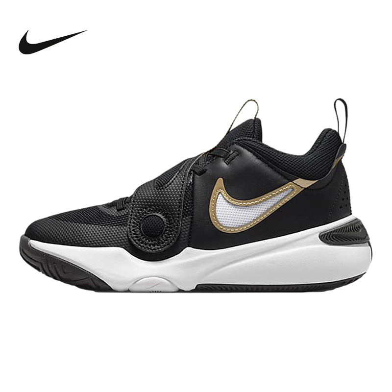Nike耐克2025春新款TEAM HUSTLE 11运动鞋大童鞋篮球鞋DV8996-004