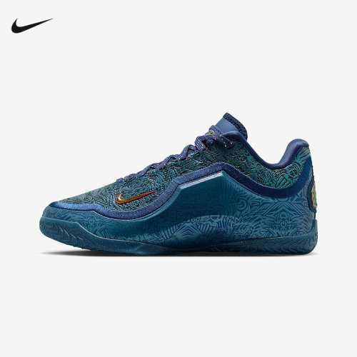 NIKE耐克童鞋詹姆斯大童缓震回弹轻盈运动抓地篮球鞋 IV4798-400