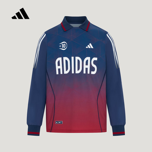 adidas阿迪达斯POLO衫秋男凉感儿童全能运动系列长袖上衣 KX4669