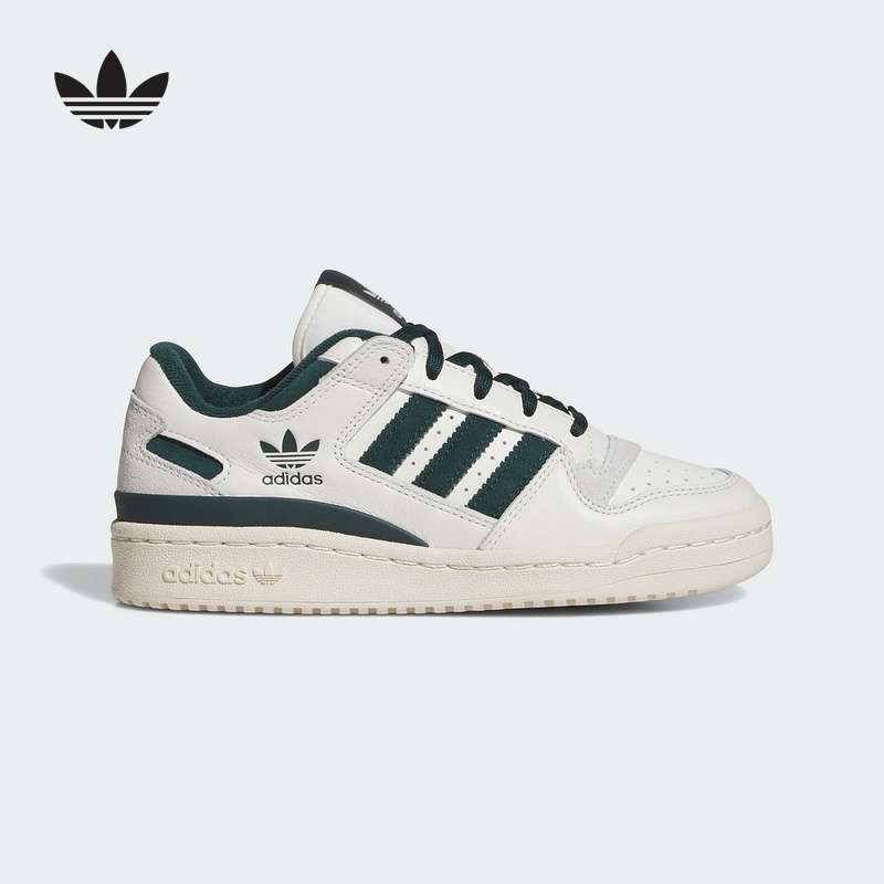 adidas阿迪达斯三叶草男女大童篮球风板鞋FORUM LOW运动鞋JR0379