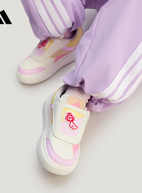 阿迪达斯新年款魔术贴板鞋春女小童PARK ST AC C CNY运动鞋KI1517