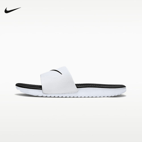 NIKE耐克新款大童室内拖鞋男女童居家凉拖运动休闲拖鞋819352-100