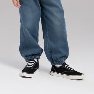 pony波尼男女童鞋新款经典休闲舒适运动鞋百搭帆布鞋252K1SK05BK