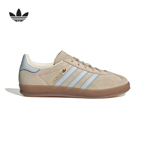 阿迪达斯三叶草T头鞋春女GAZELLE INDOOR 运动板鞋德训鞋 JR2432