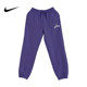 IO6021 Nike耐克女童新款 宽松休闲舒适运动百搭透气针织长裤 502