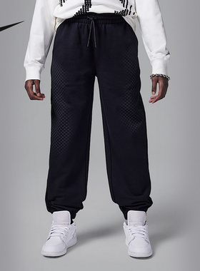 Nike耐克男童新款时尚休闲舒适运动红色百搭针织长裤IF3741-010