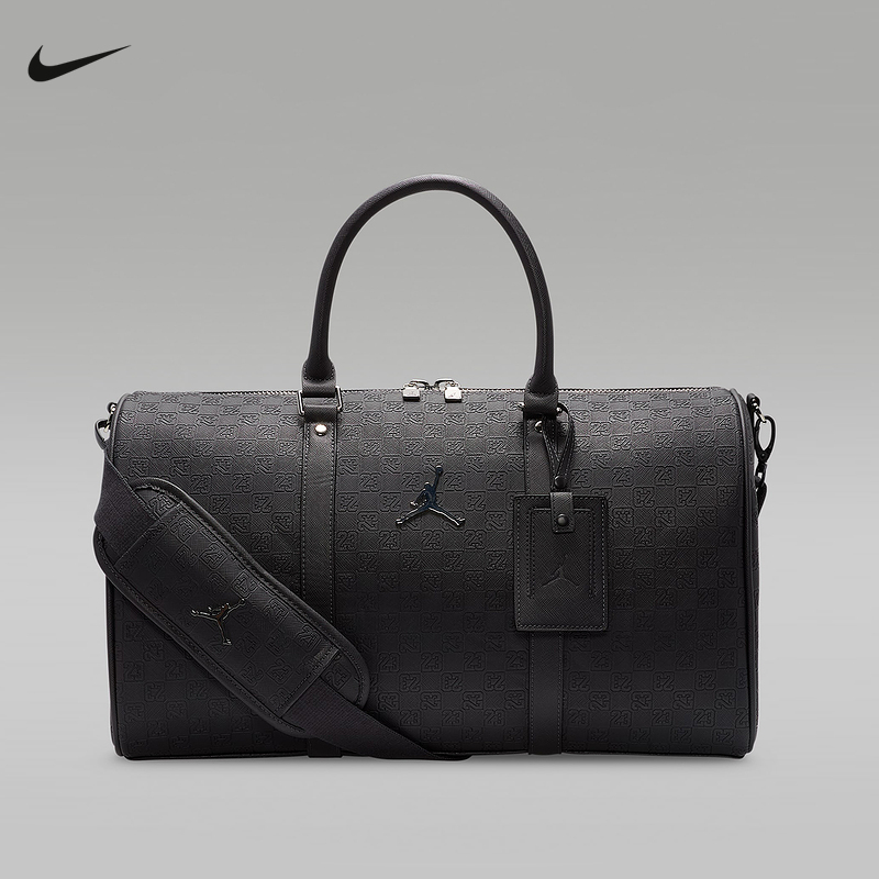 Nike耐克男女包新款Jordan老花印花手提包行李包单肩包HV2856-045