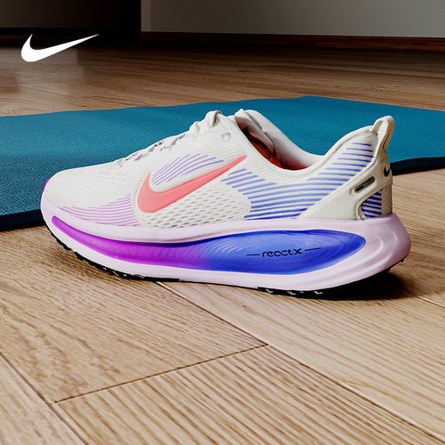 Nike耐克女鞋迈柔VOMERO 18厚底运动鞋大童公路跑步鞋HQ2157-111