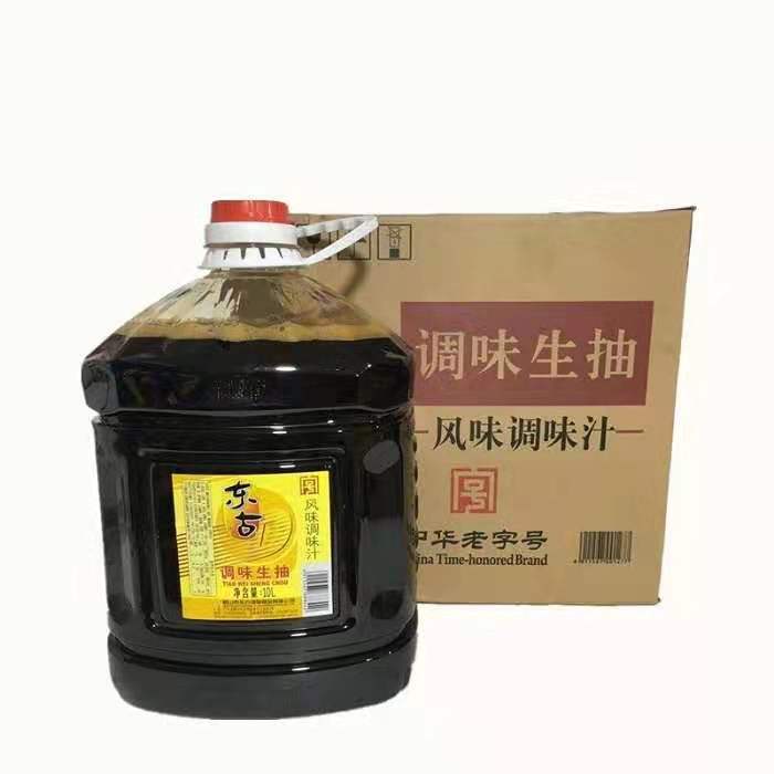 东古酿造酱油调味生抽10L*1大桶包装餐饮商用炒菜蘸食调味汁酱油 粮油调味/速食/干货/烘焙 酱油 原图主图