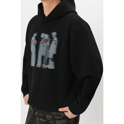 美式幻影人像重磅卫衣