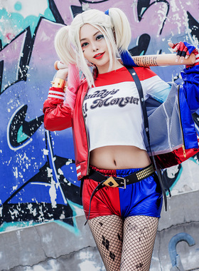万圣节自杀小队哈莉奎茵suicidesquad小丑女cos服装现货动漫女