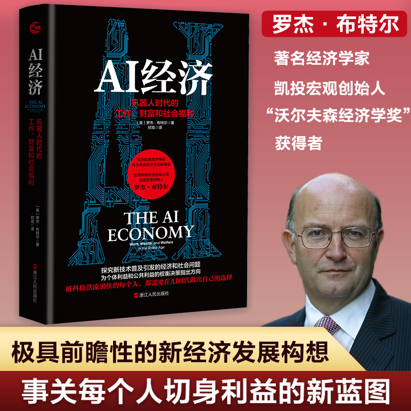 AI经济 机器人时代的工作、财富和社会福利 探究AI普及引发的经济和社会问题  AI时代的社会经济AI未来 人工智能