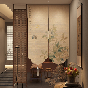 门帘隔断帘厨房门帘遮挡帘新中式2025新款高档试衣间门帘卧室门帘