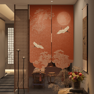 门帘隔断帘厨房门帘遮挡帘新中式2025新款高档试衣间门帘卧室门帘