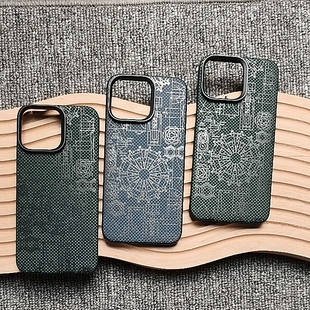 XUARGE托克马克适用于苹果iPhone15pro iPhone15promax 16promax人造太阳 可控核聚变朋克凯夫拉轻薄手机壳