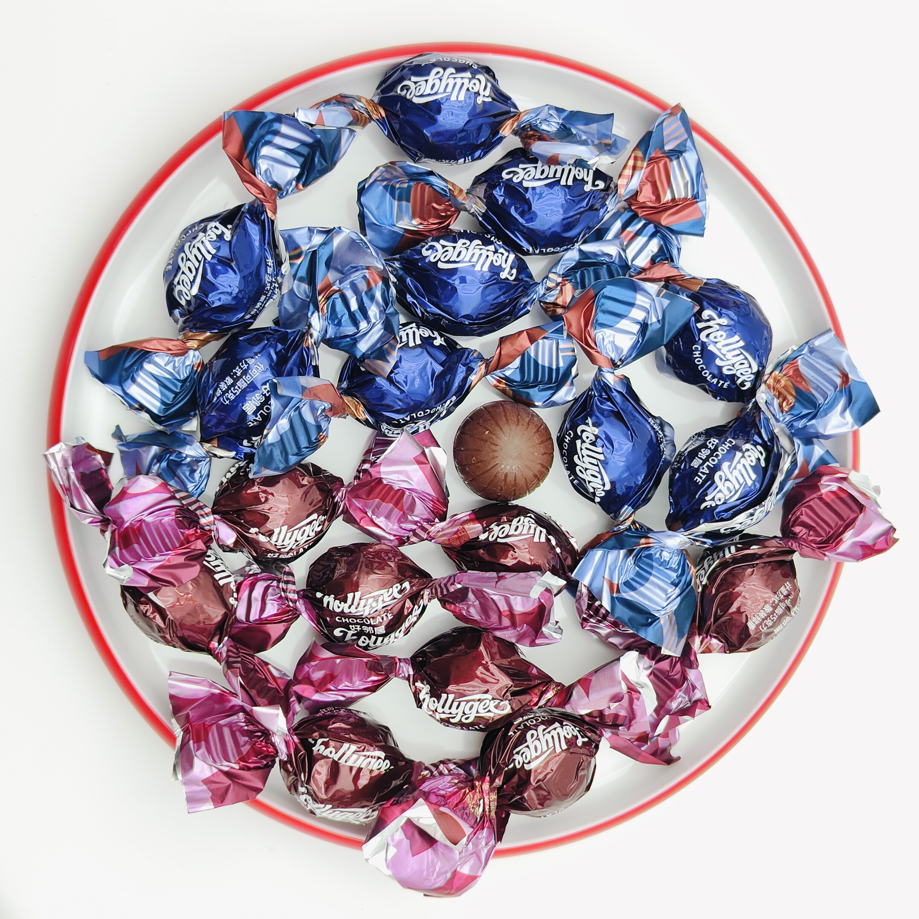 好邻居花有信夹心代可可脂巧克力散装休闲小零食结婚庆喜糖果年货