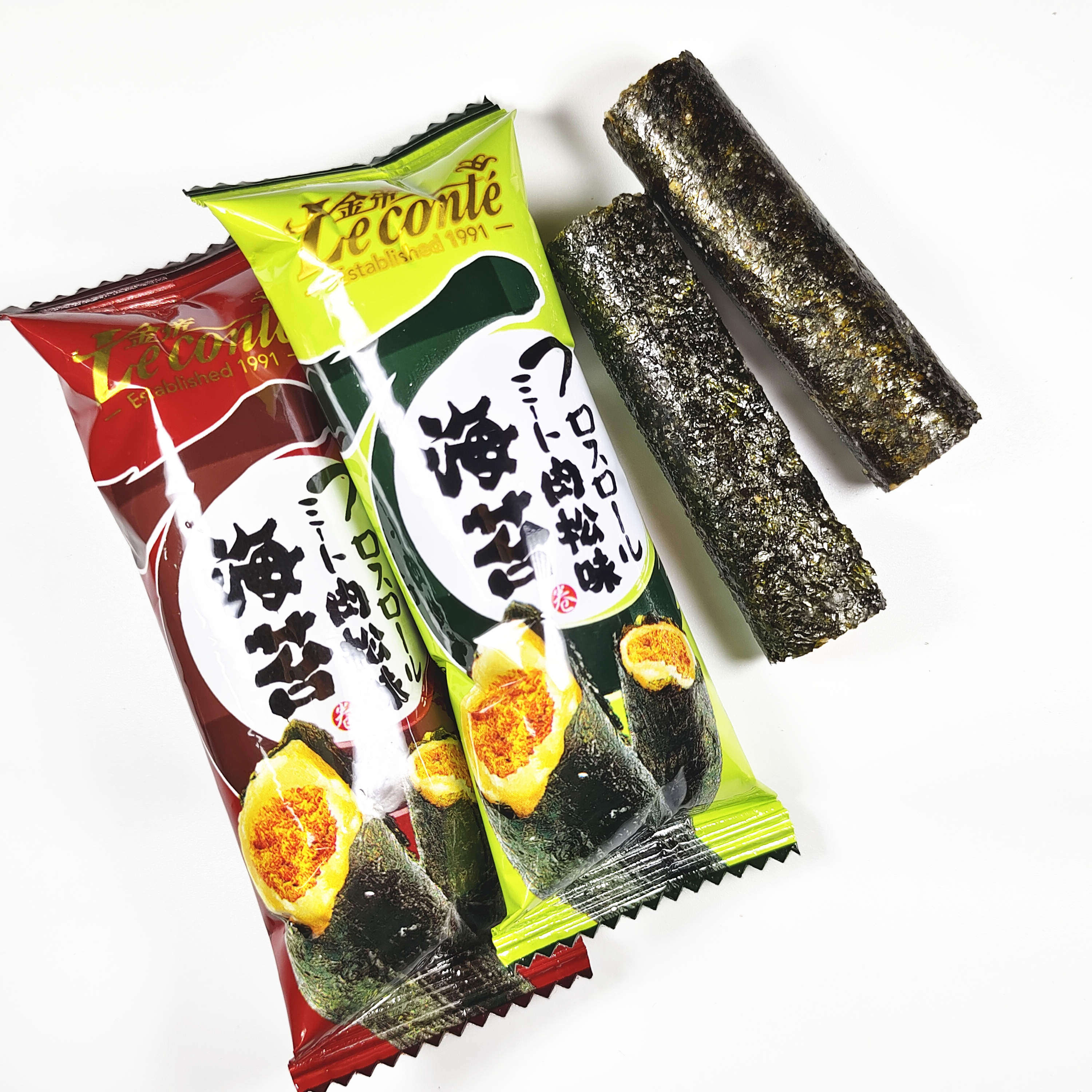 金帝肉松味海苔卷网红零食品海苔夹心脆小吃海味儿童散装紫菜拌饭