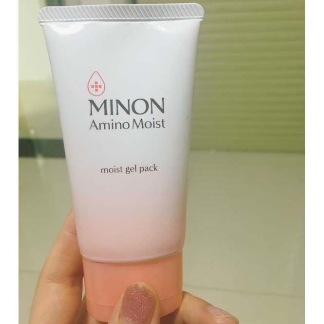 日本本土MINON/蜜浓氨基酸保湿修护涂抹式睡眠啫喱面膜60g