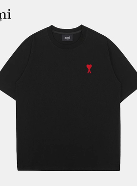 官方AMI SRTP儿童纯棉短袖t恤2026年夏季新款宽松亲子装体恤上衣