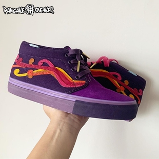 帆布鞋 Classics Vans Sole 联名紫色中帮男女鞋 Chukka Vault