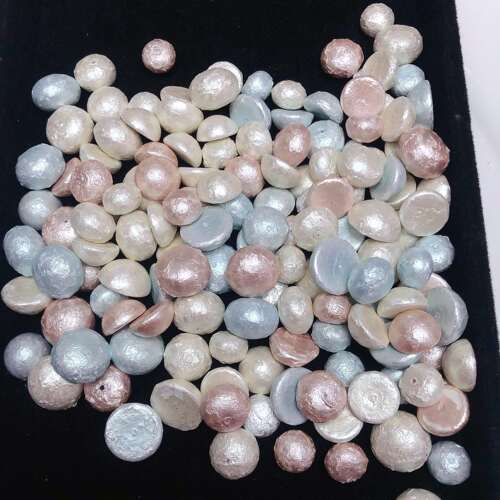 T66约1-1.4CM明天优亮雪花珠盘中100克diy手工材料配件满30包邮