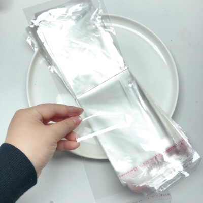 #54约10X27CM自粘袋约200张半斤diy手工材料配件满30包邮
