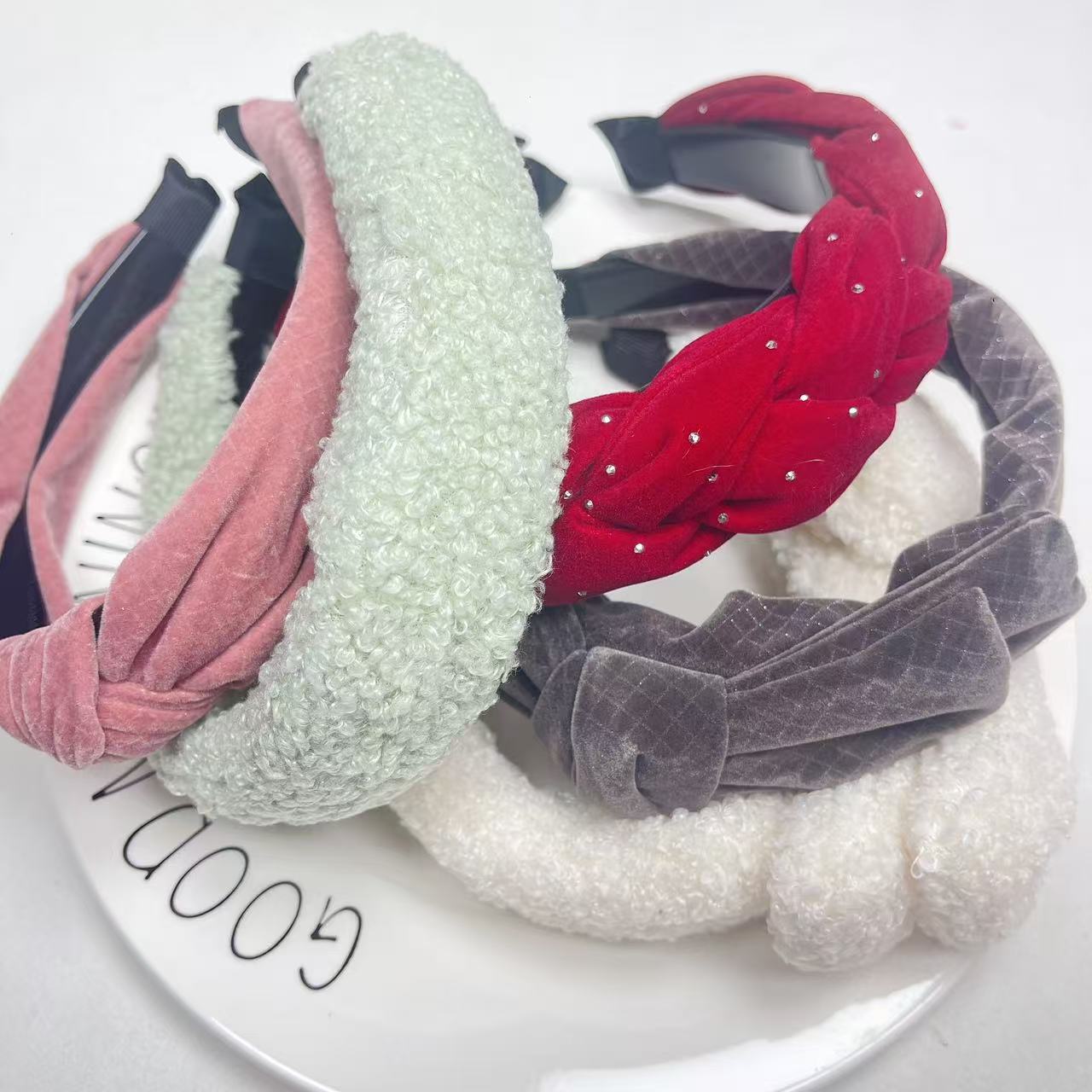 C06秋冬款发箍混发 半斤5-6个 diy手工材料配件满30包邮