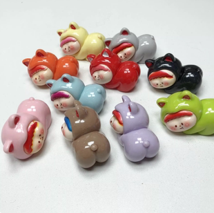 S79约4.5CM树脂玩偶半斤约10个diy手工材料配件满30 包邮