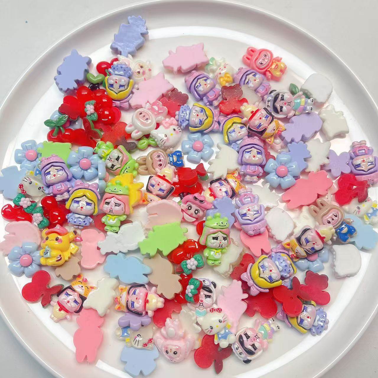 H44卡通贴片混发半斤diy手工材料配件满30包邮,饰品/流行首饰/时尚饰品新,其他DIY饰品配件,淘宝优惠券,粉丝福利购,淘宝优惠卷