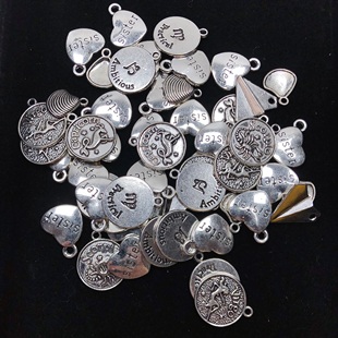 T44合金挂件混发盘中100克diy手工材料配件满30 包邮