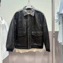 油蜡皮仿古做旧真皮皮衣外套 新款 B1BDF4F05鸟家男装 秋冬季