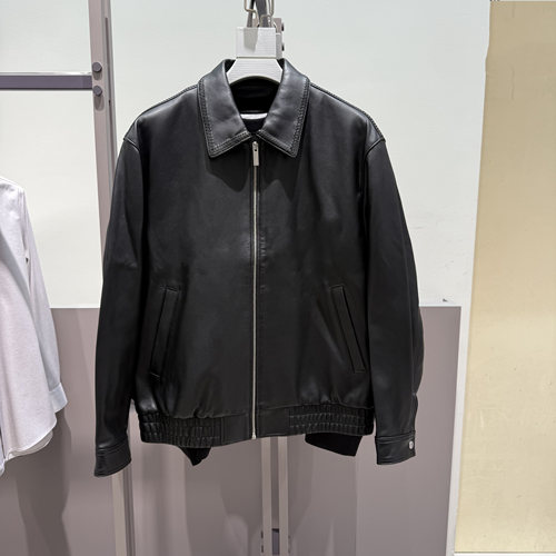 G家秋冬季新品手工编织真皮皮衣羊皮夹克休闲外套G26X124017/000
