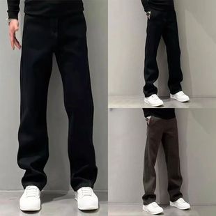 今年流行特惠高端潮男穿搭高街长裤 简约百搭显 秋冬潮流痞帅休闲裤