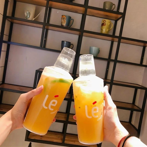 网红摇摇乐摇摇乐冷饮杯子带盖子