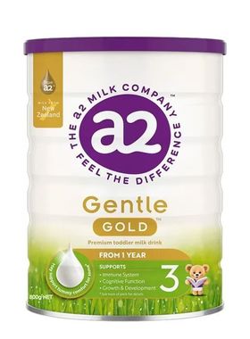 26.3月a2呵护金装Gentle Gold婴幼儿奶粉3段 a2蛋白 1-3岁800g