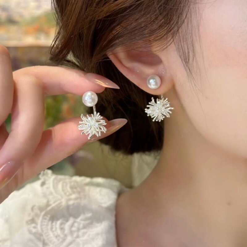 设计感后挂式烟花耳环