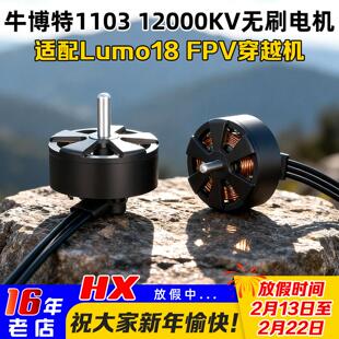 Oxbot牛博特1103 12000KV无刷电机微型马达 适配Lumo18穿越机 FPV