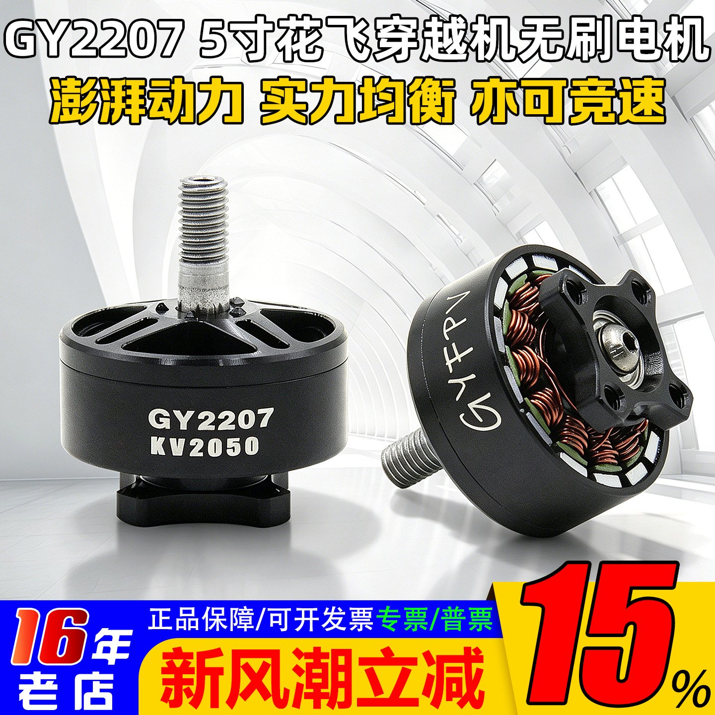 GYFPVGY2207无刷电机2050KV图片