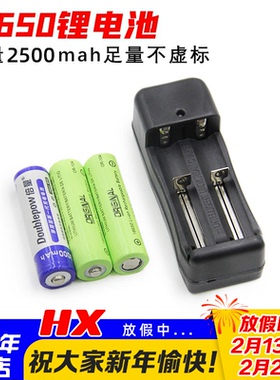 18650锂电池3.7V 4.2V 2200/2500mah航模遥控器用T16 TX18S TX16S